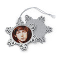 Paul McCartney  Pewter Snowflake Ornament by Mel Fiorentino
