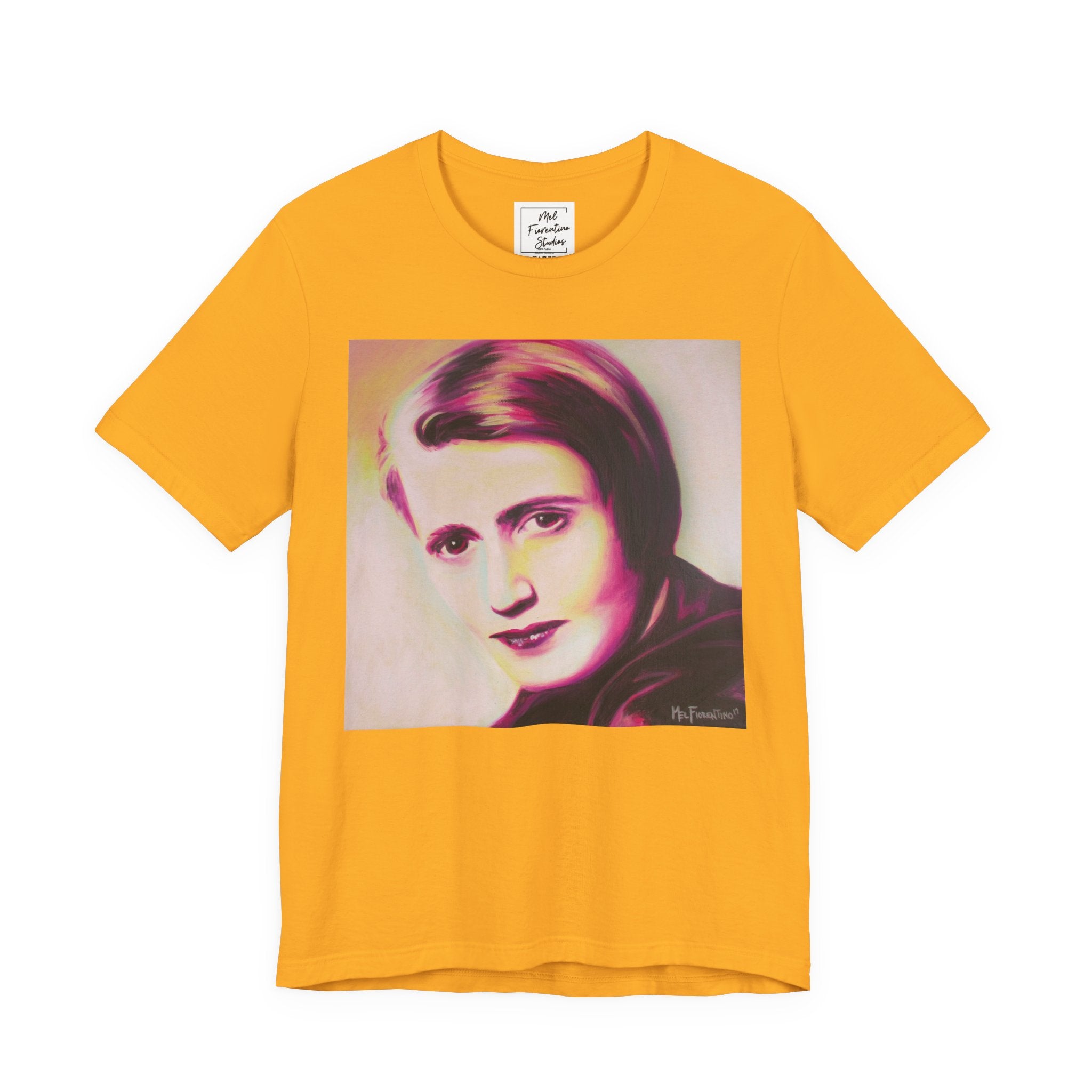 Ayn Rand Writer Unisex Jersey Short Sleeve Tee