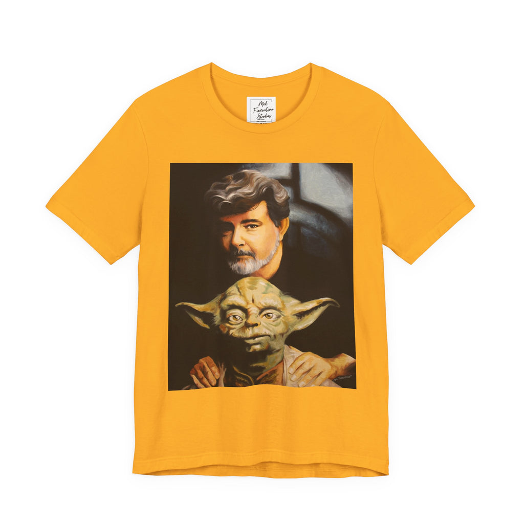George & Yoda Unisex Jersey Short Sleeve Tee