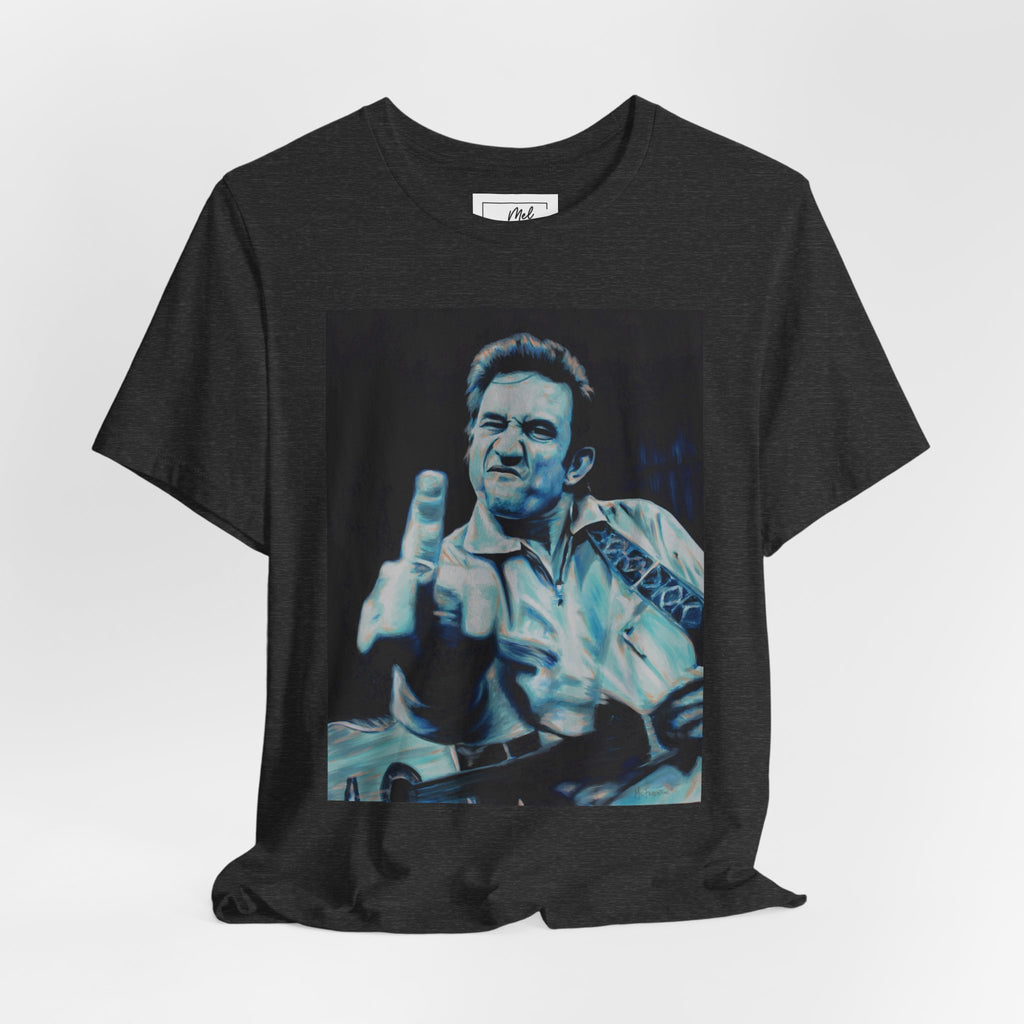 Folsom Prision Blues Johnny Cash Unisex Jersey Short Sleeve Tee