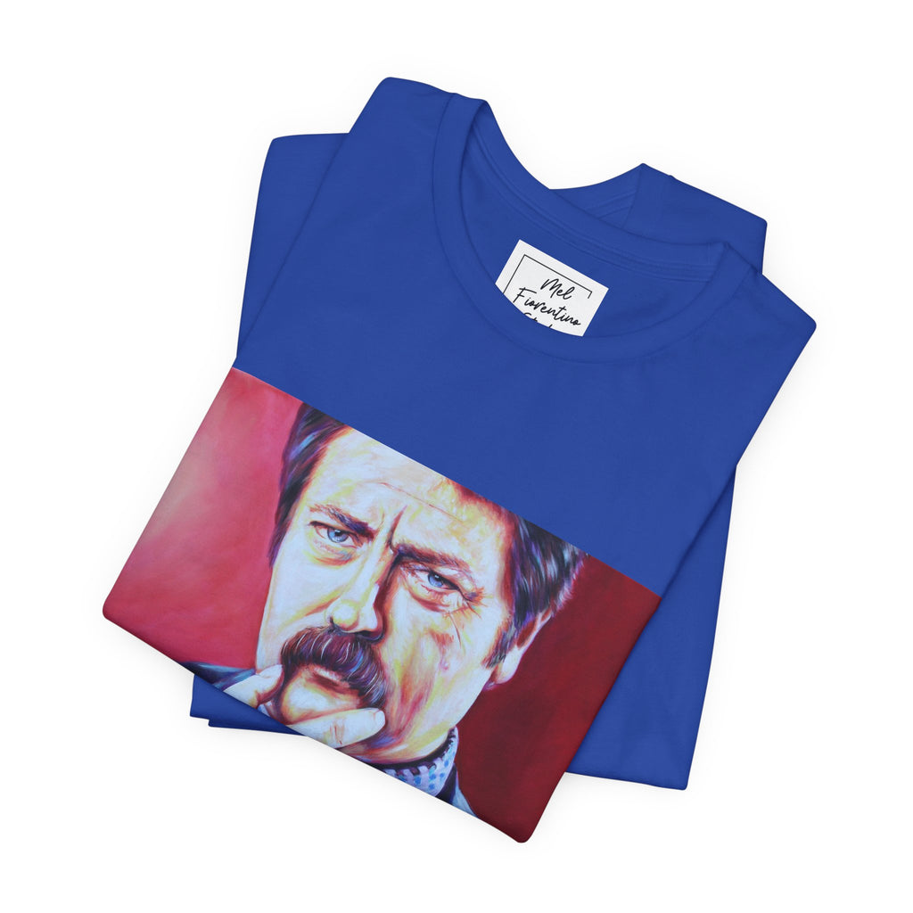 Ron Swanson Unisex Jersey Short Sleeve Tee