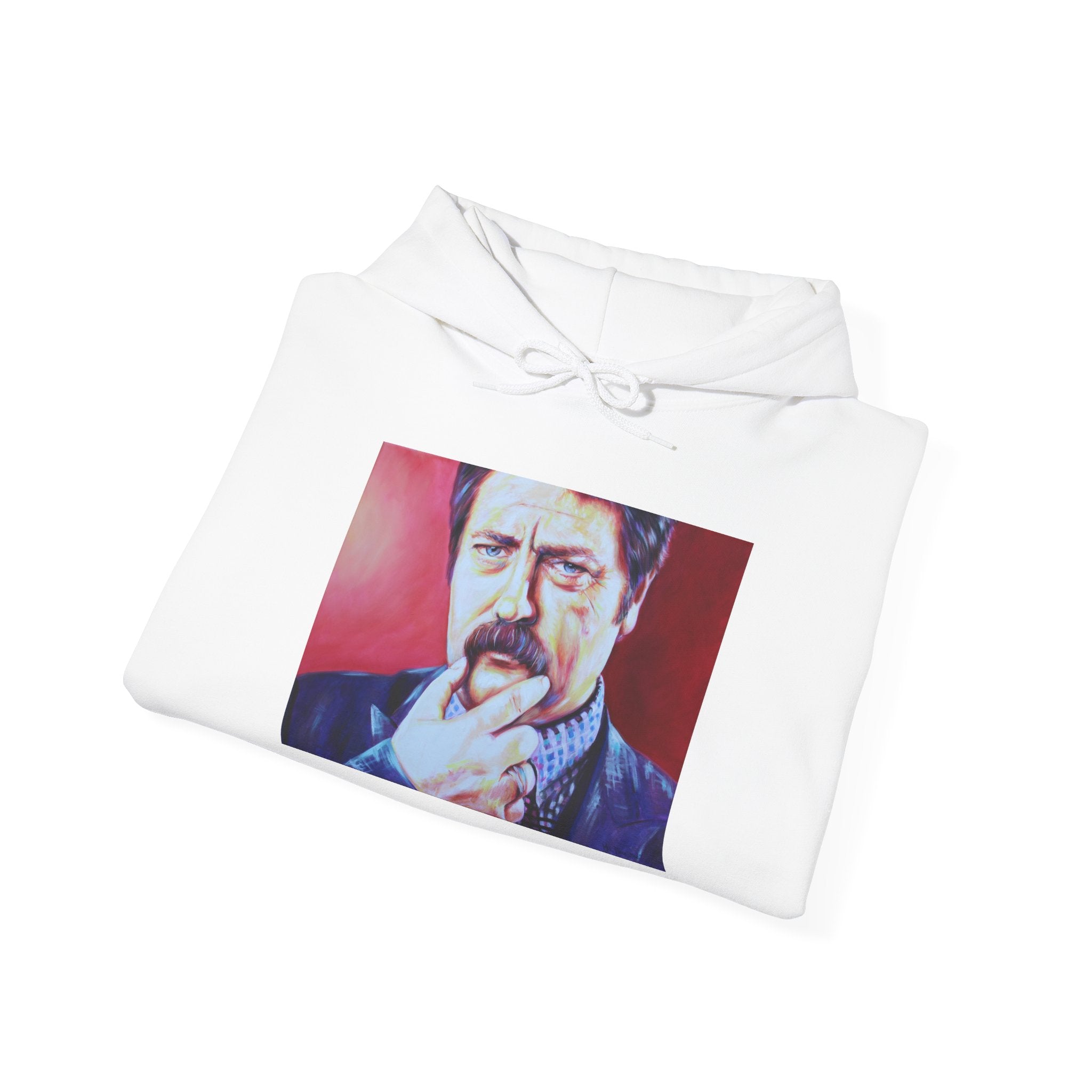 Ron Swanson Unisex Heavy Blend™ Hooded Sweatshirt