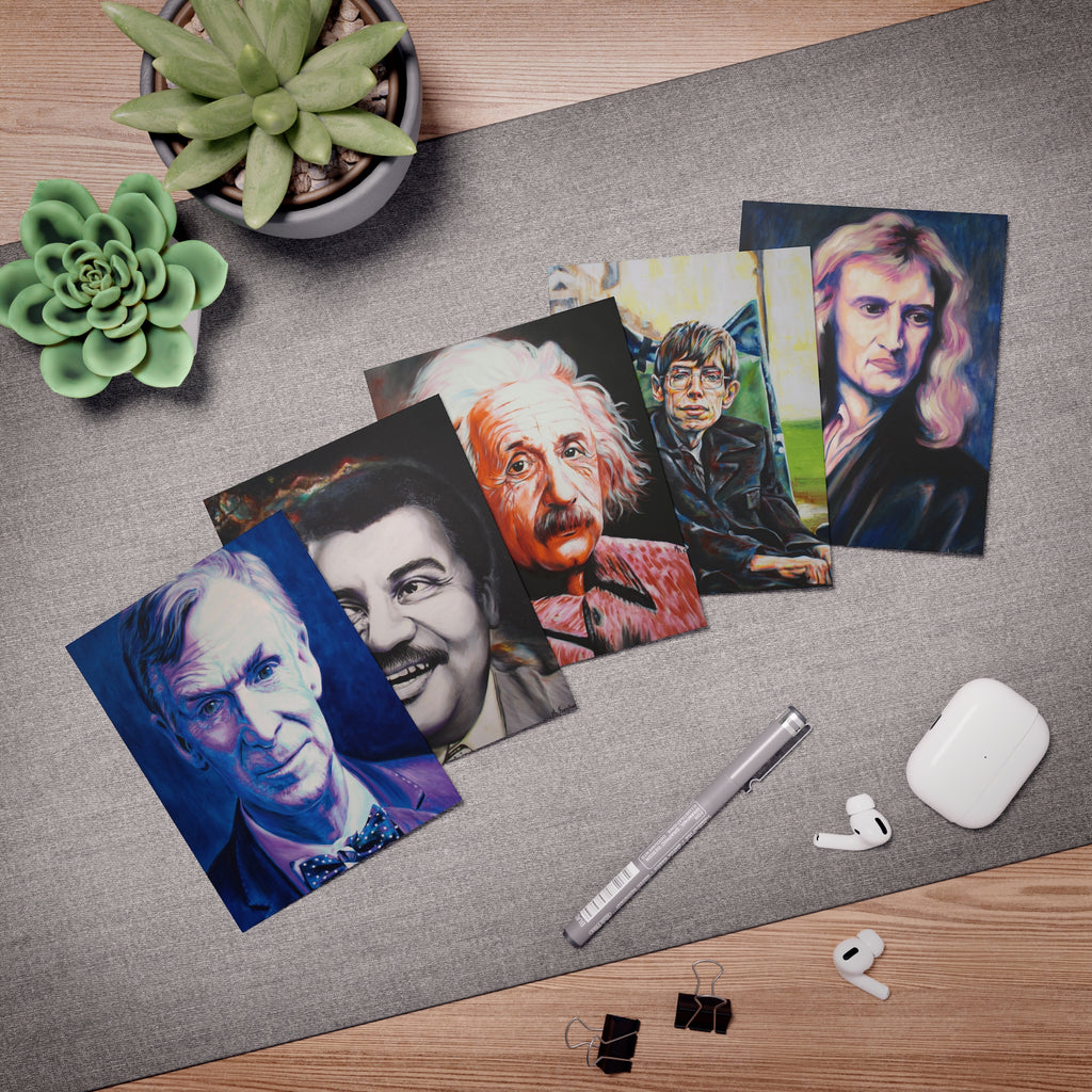 Great Scientists Greeting Cards (5-Pack)