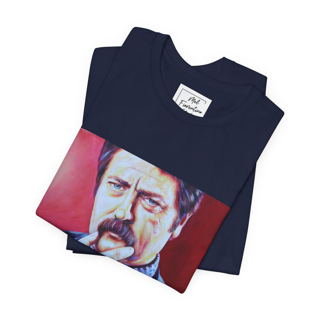 Ron Swanson Unisex Jersey Short Sleeve Tee