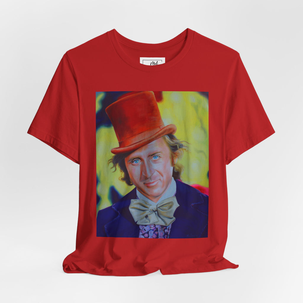 Willy Wonka Gene Wilder Unisex Jersey Short Sleeve Tee