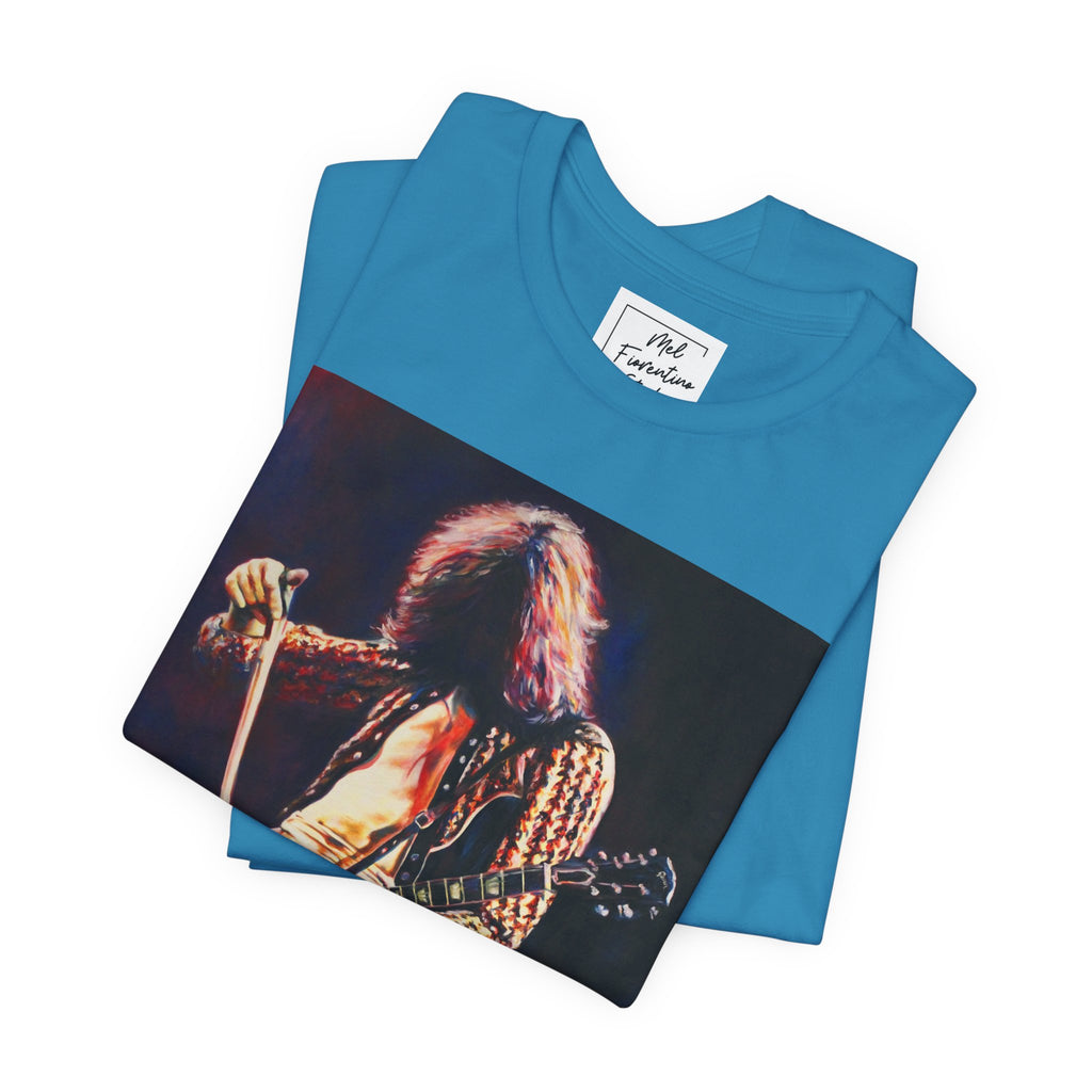 Jimmy Page Led Zeppelin Unisex Jersey Short Sleeve Tee