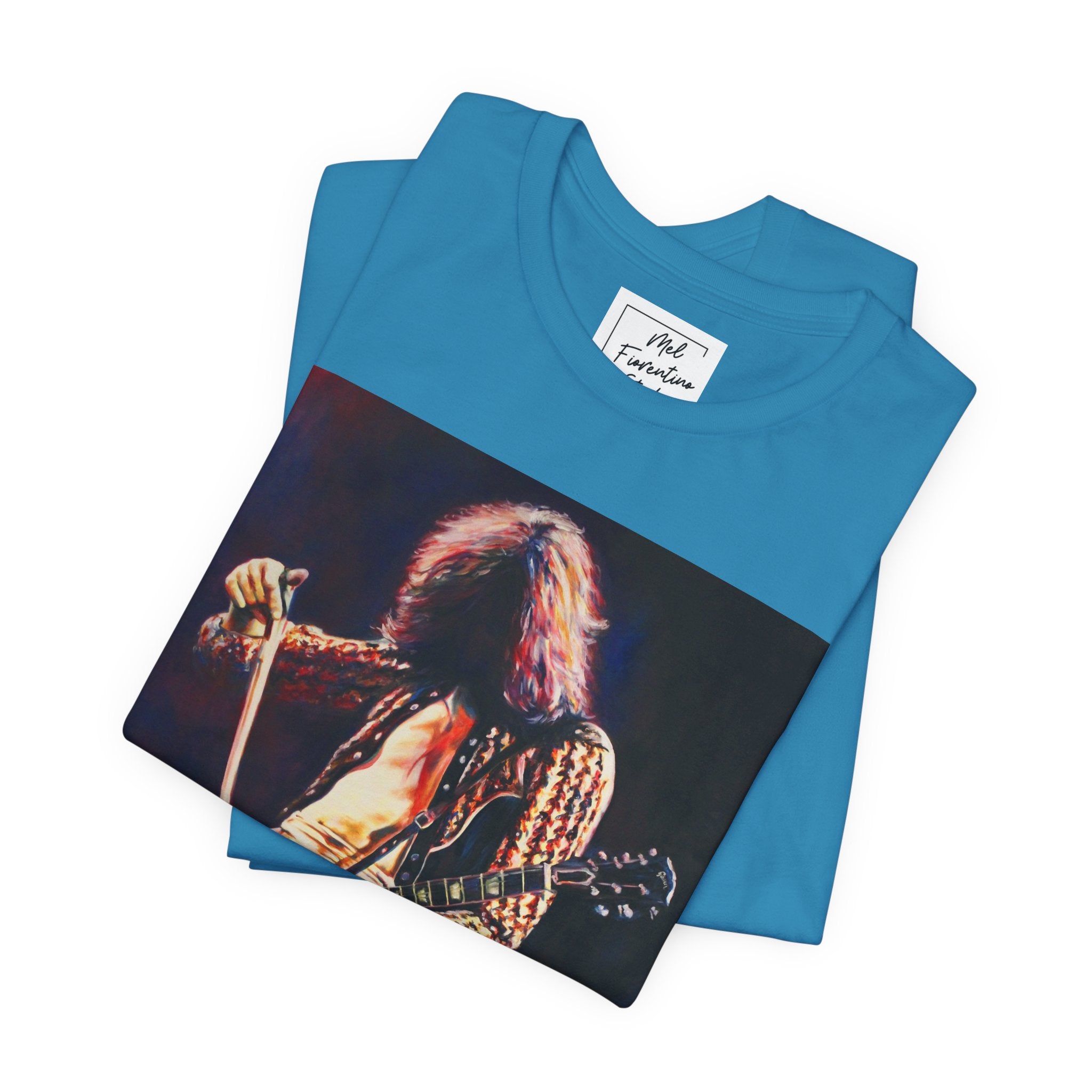 Jimmy Page Led Zeppelin Unisex Jersey Short Sleeve Tee