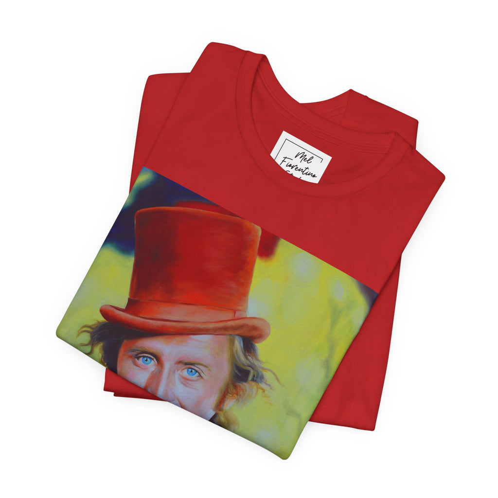 Willy Wonka Gene Wilder Unisex Jersey Short Sleeve Tee