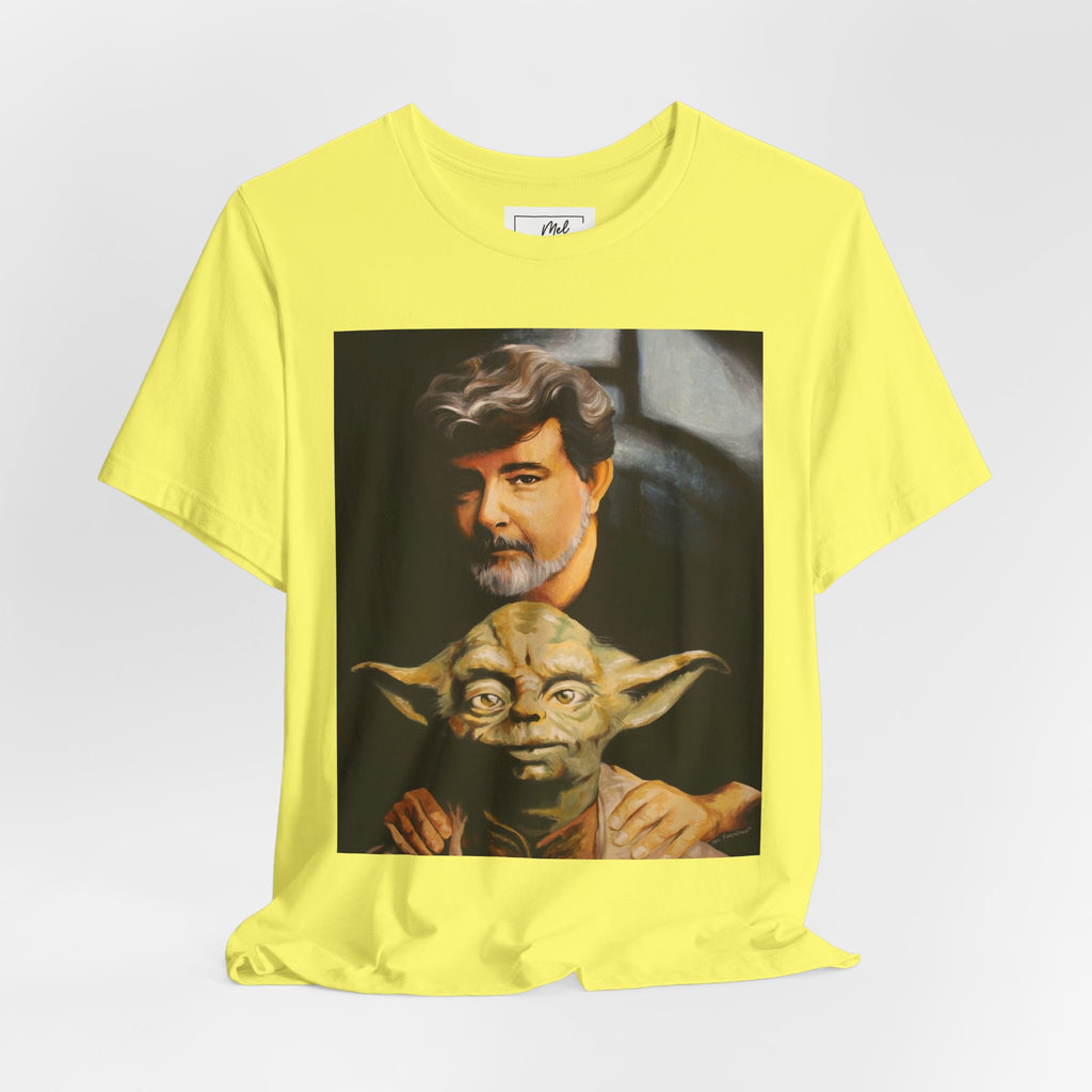 George & Yoda Unisex Jersey Short Sleeve Tee