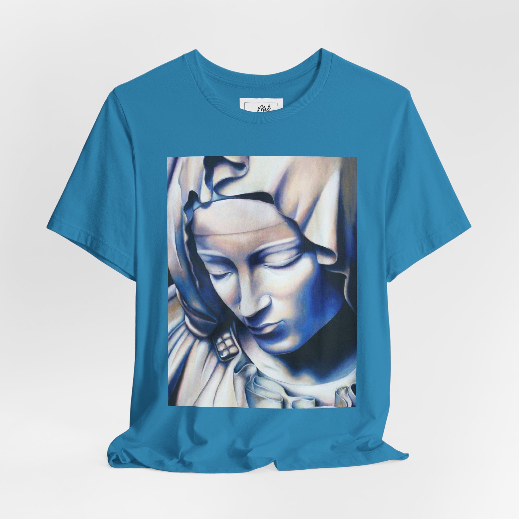 Mother Mary Pieta Michelangelo Unisex Jersey Short Sleeve Tee