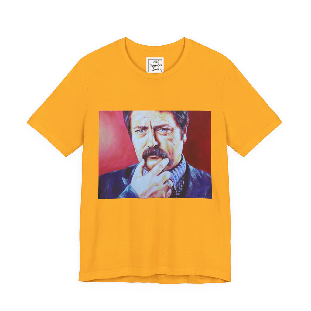 Ron Swanson Unisex Jersey Short Sleeve Tee