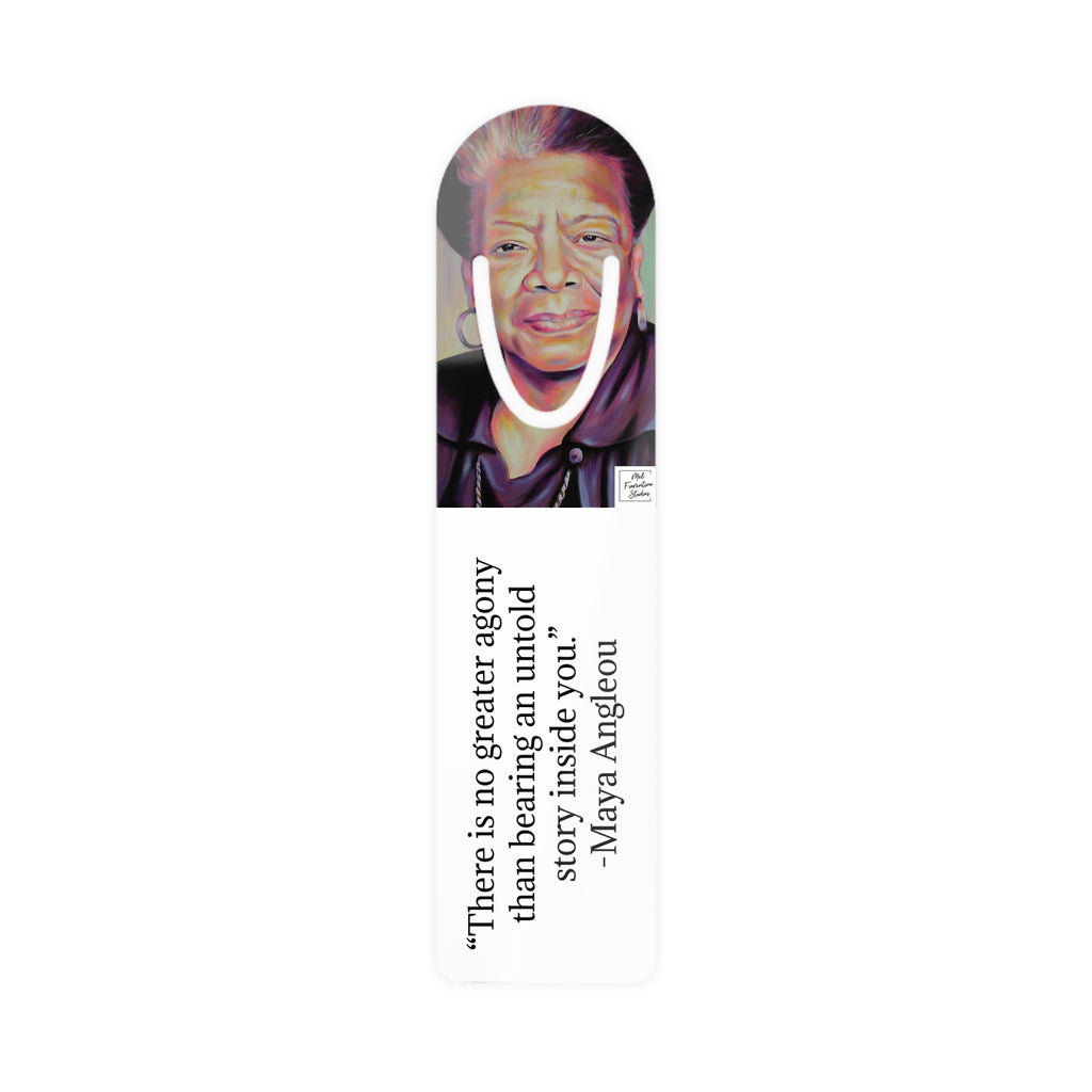 Maya Angelou Bookmark by Mel Fiorentino