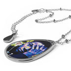 Basquiat Oval Necklace by Mel Fiorentino
