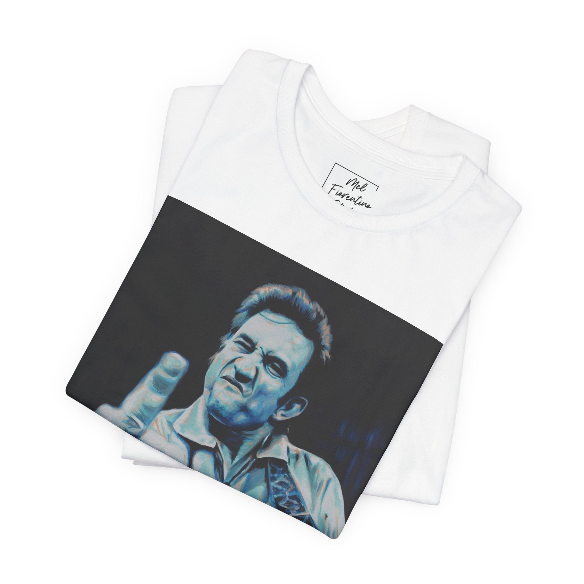 Folsom Prision Blues Johnny Cash Unisex Jersey Short Sleeve Tee