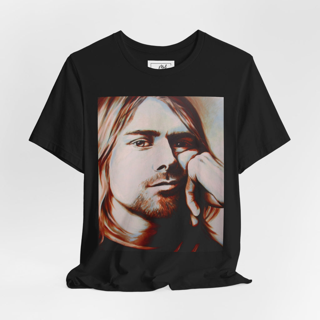 Kurt Cobain Nirvana Unisex Jersey Short Sleeve Tee