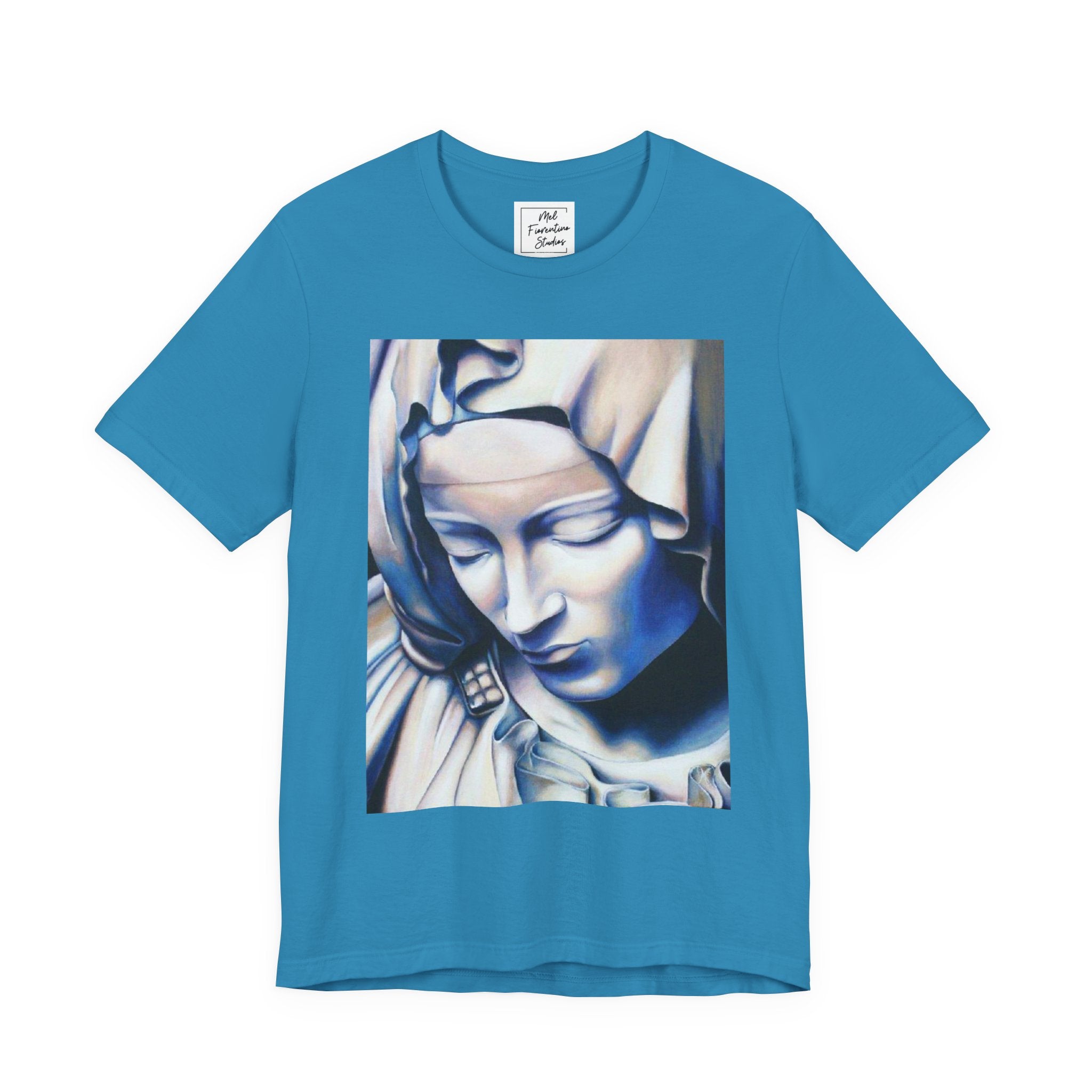 Mother Mary Pieta Michelangelo Unisex Jersey Short Sleeve Tee