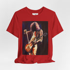 Jimmy Page Led Zeppelin Unisex Jersey Short Sleeve Tee