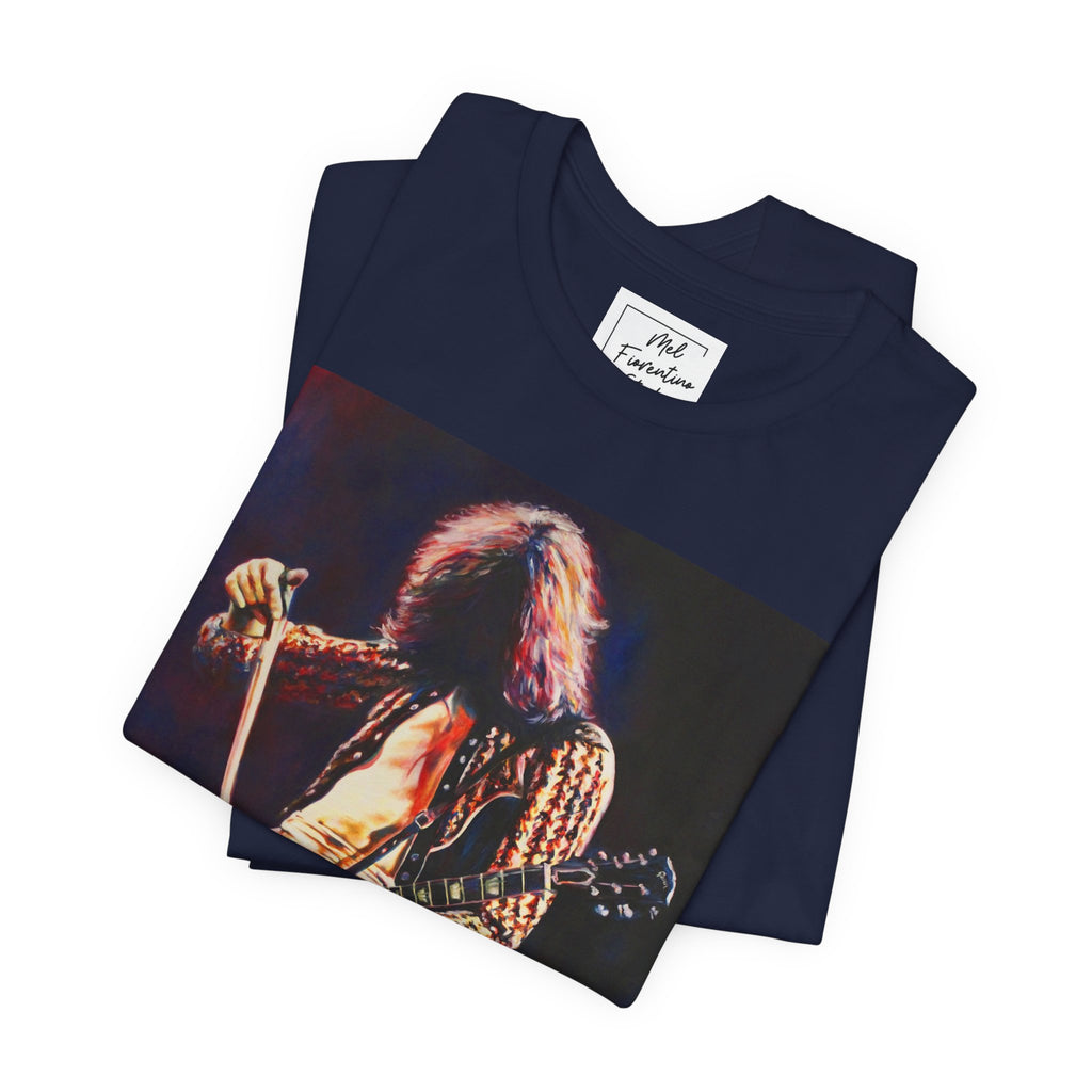Jimmy Page Led Zeppelin Unisex Jersey Short Sleeve Tee