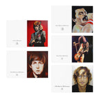 70s Musicians Greeting Cards (5-Pack)