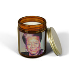 Inspirational Scented Candle - Coconut Apricot Wax with Maya Angelou Design (4oz & 9oz)