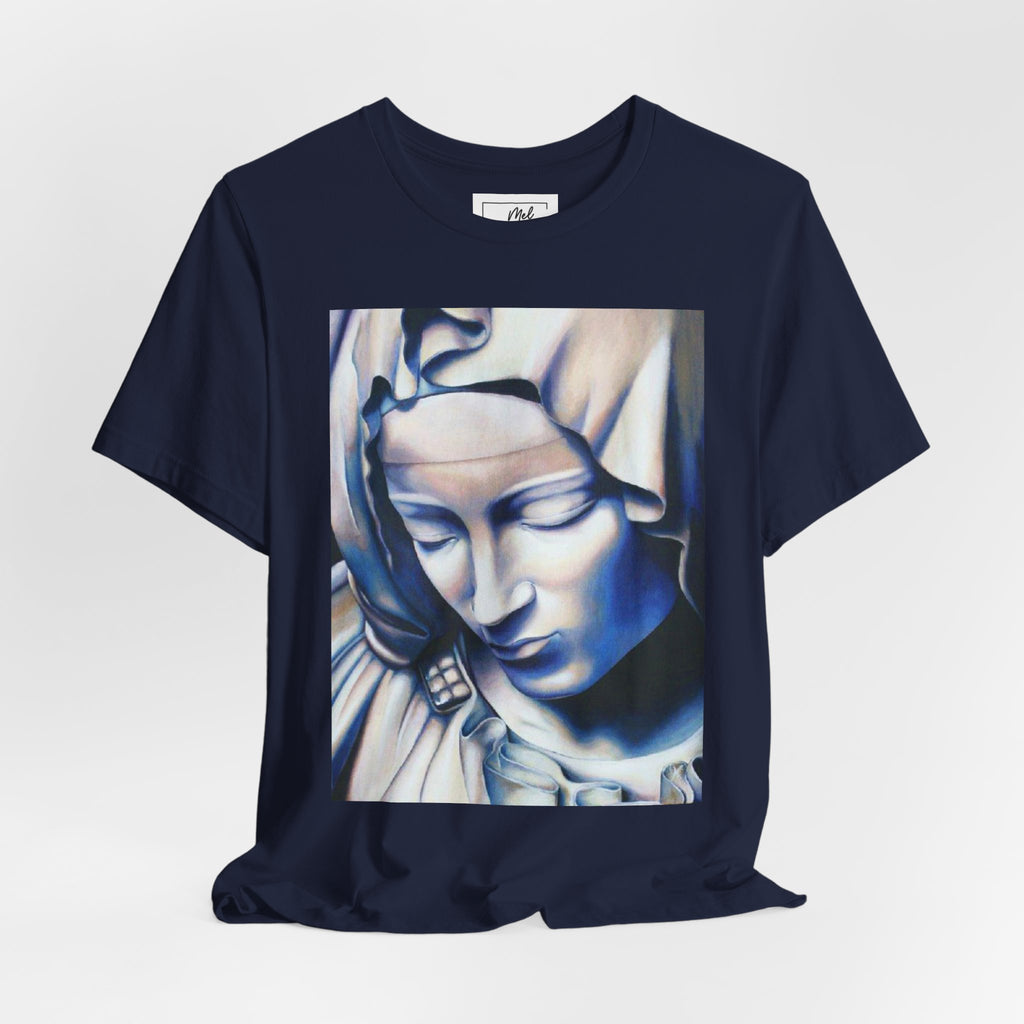 Mother Mary Pieta Michelangelo Unisex Jersey Short Sleeve Tee