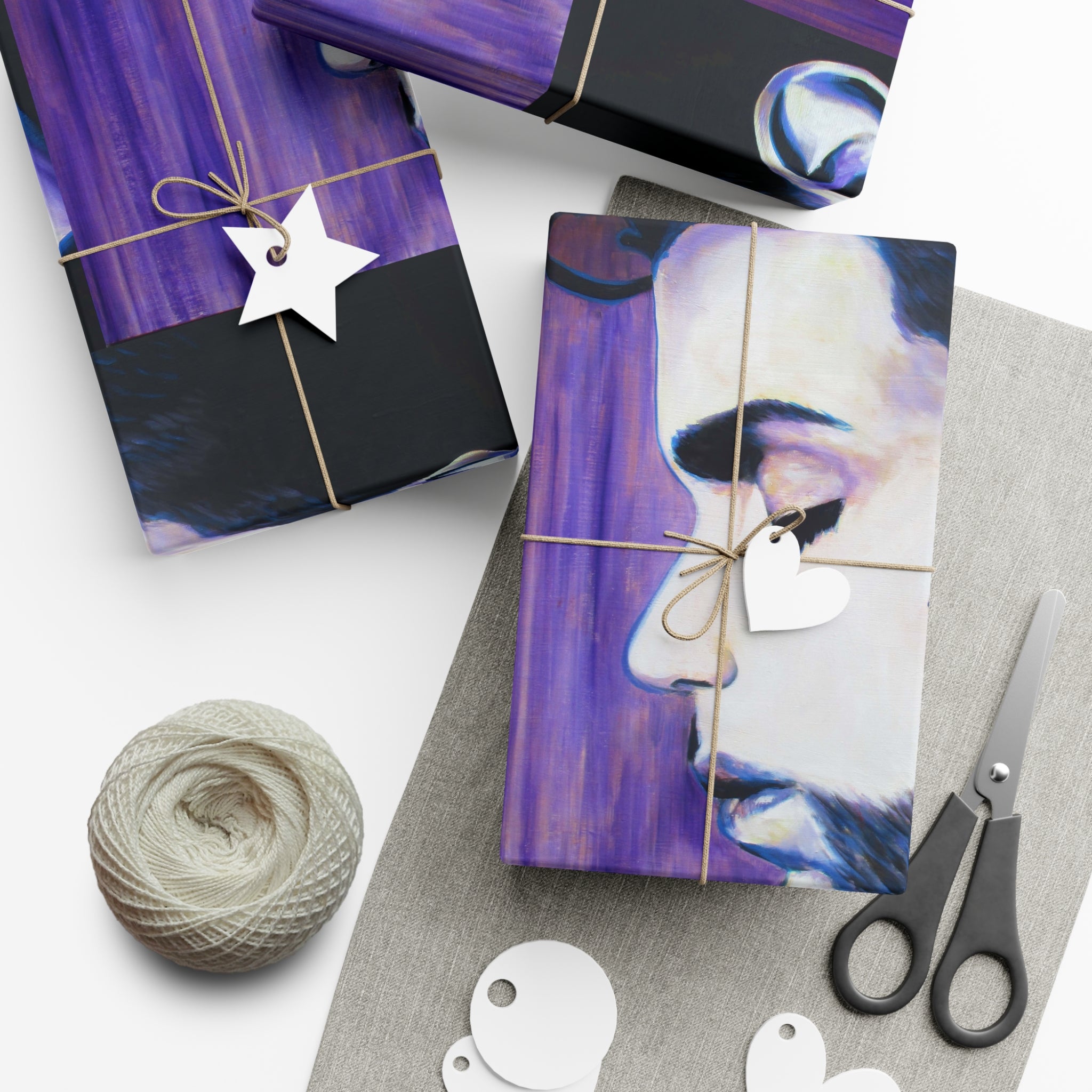 Prince Gift Wrap Papers by Mel Fiorentino