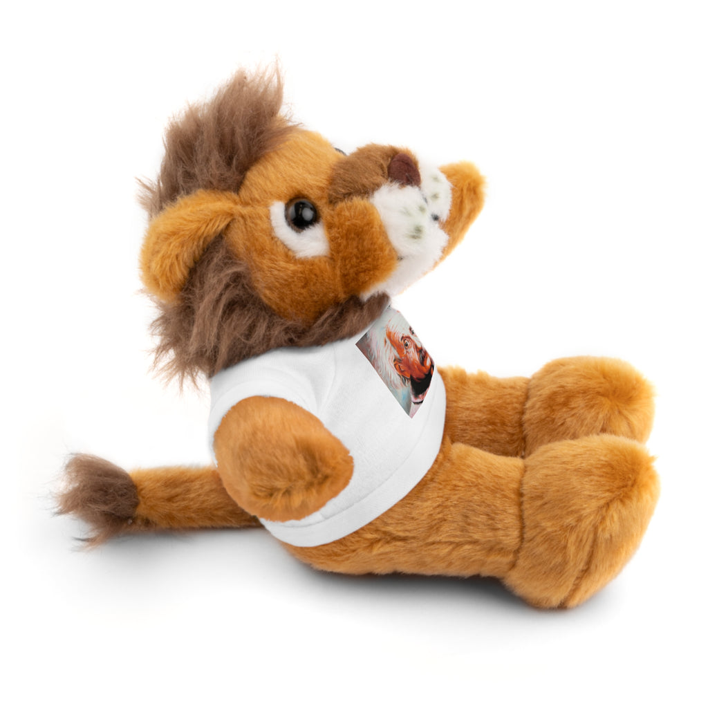 Super Cute Stuffed Animal with Albert Einstein Tee - Unique Gift for Kids & Collectors by Mel Fiorentino