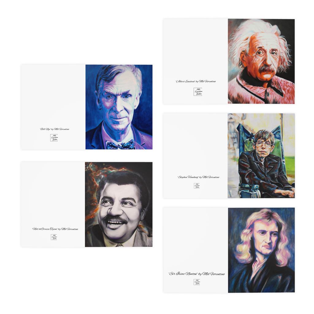 Great Scientists Greeting Cards (5-Pack)