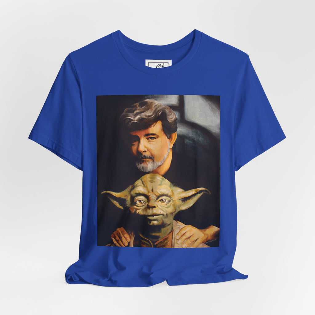 George & Yoda Unisex Jersey Short Sleeve Tee