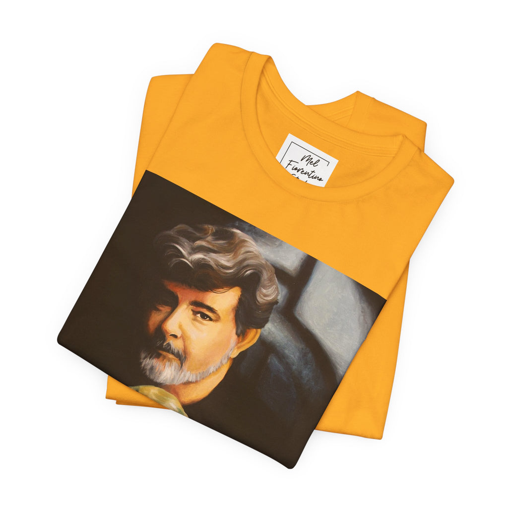 George & Yoda Unisex Jersey Short Sleeve Tee