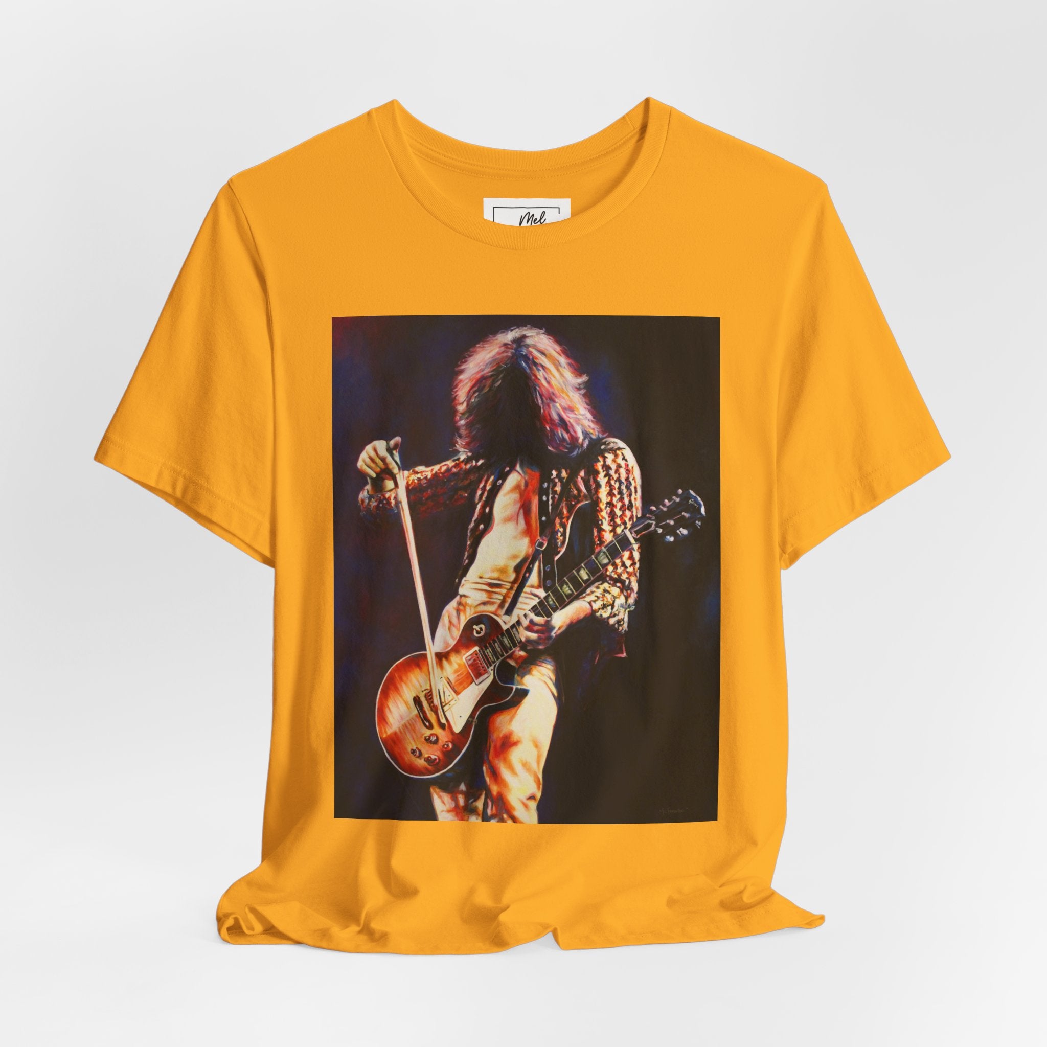 Jimmy Page Led Zeppelin Unisex Jersey Short Sleeve Tee
