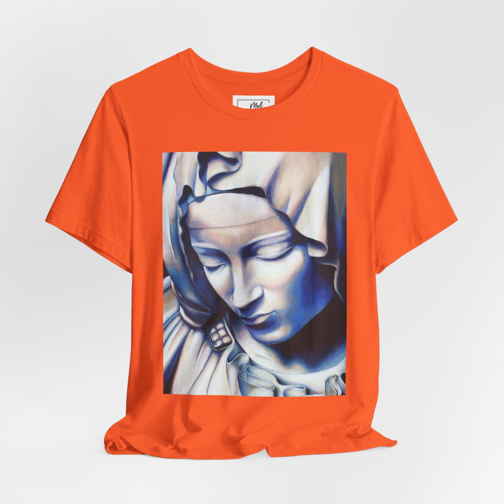 Mother Mary Pieta Michelangelo Unisex Jersey Short Sleeve Tee