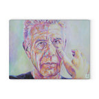 Anthony Bourdain Glass Cutting Board by Mel Fiorentino