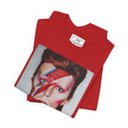 Aladdin Sane David Bowie Unisex Jersey Short Sleeve Tee