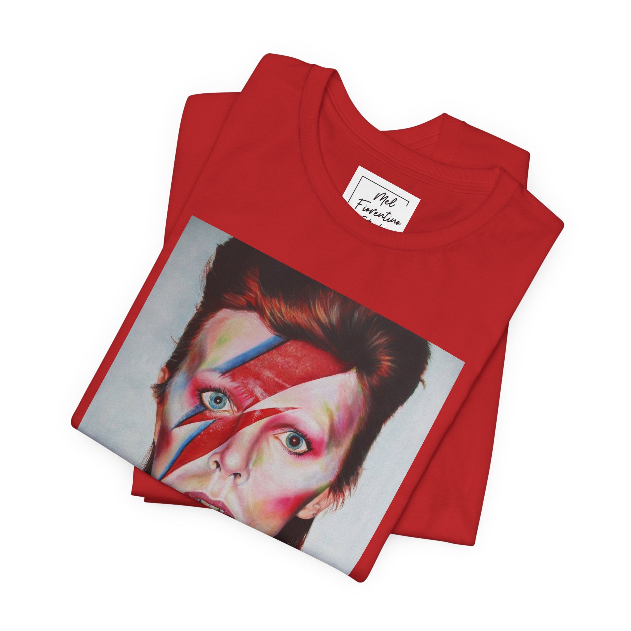 Aladdin Sane David Bowie Unisex Jersey Short Sleeve Tee