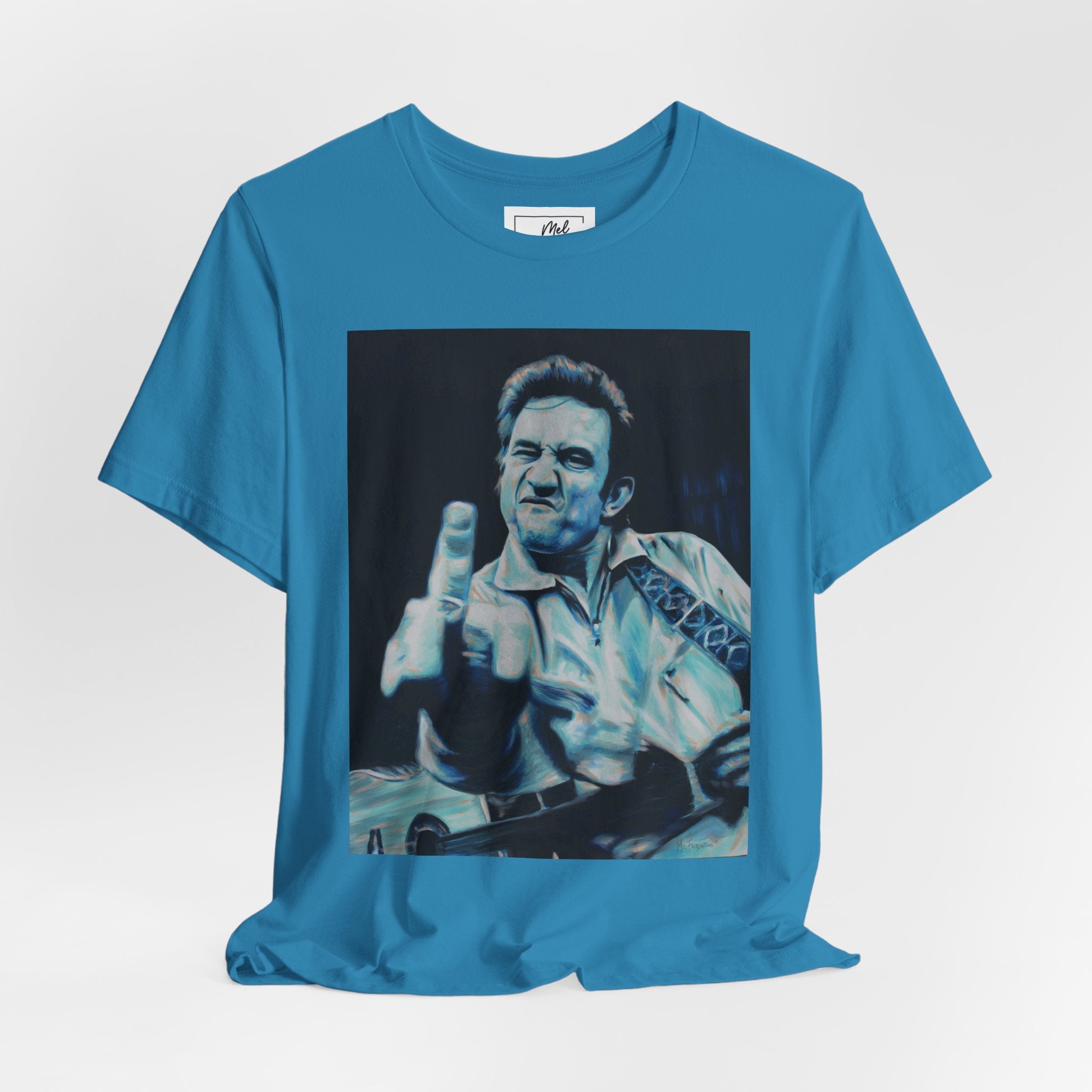 Folsom Prision Blues Johnny Cash Unisex Jersey Short Sleeve Tee