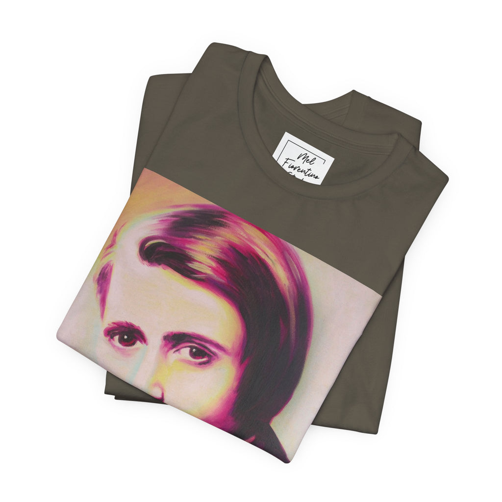 Ayn Rand Writer Unisex Jersey Short Sleeve Tee