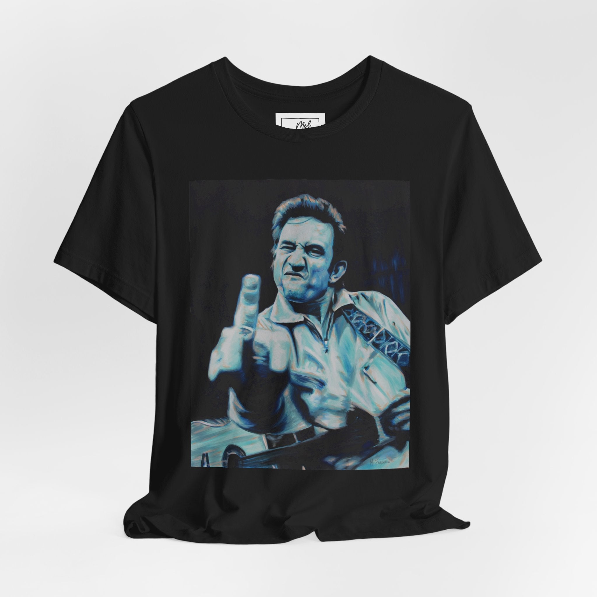 Folsom Prision Blues Johnny Cash Unisex Jersey Short Sleeve Tee