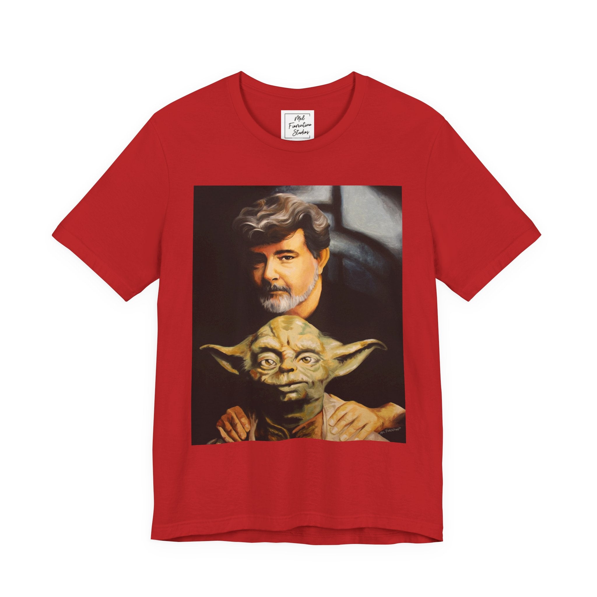 George & Yoda Unisex Jersey Short Sleeve Tee