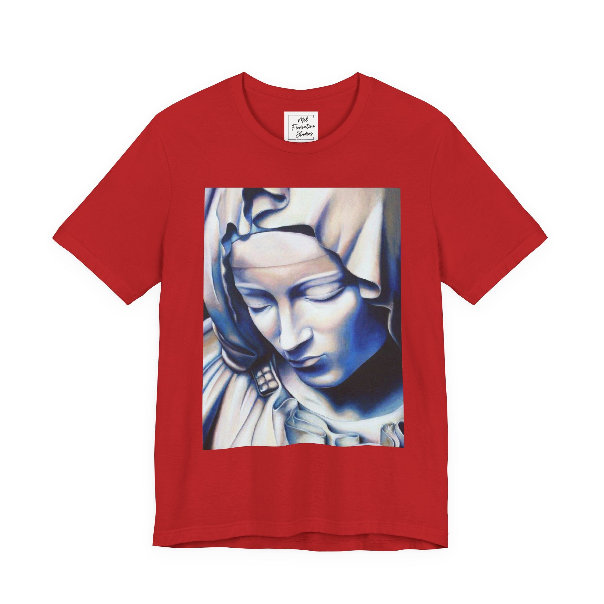 Mother Mary Pieta Michelangelo Unisex Jersey Short Sleeve Tee