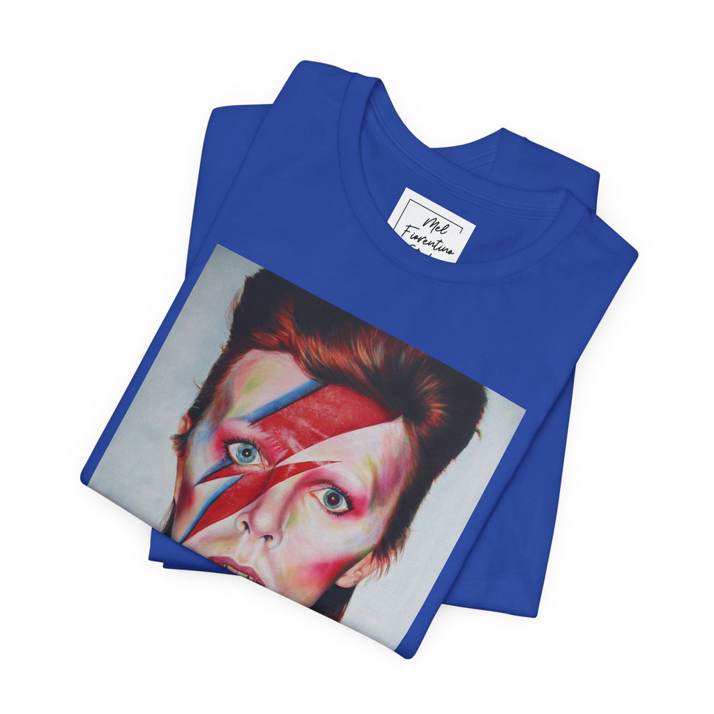 Aladdin Sane David Bowie Unisex Jersey Short Sleeve Tee