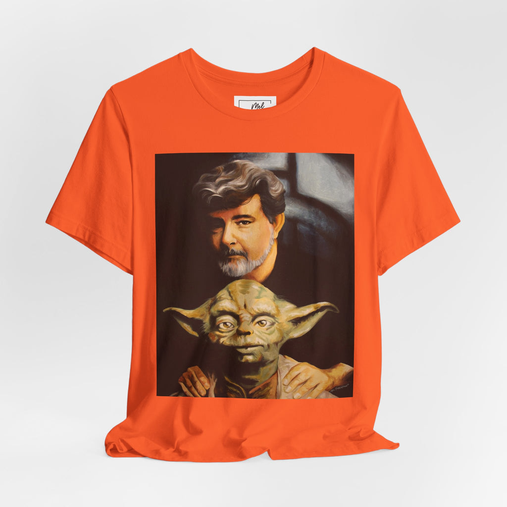 George & Yoda Unisex Jersey Short Sleeve Tee