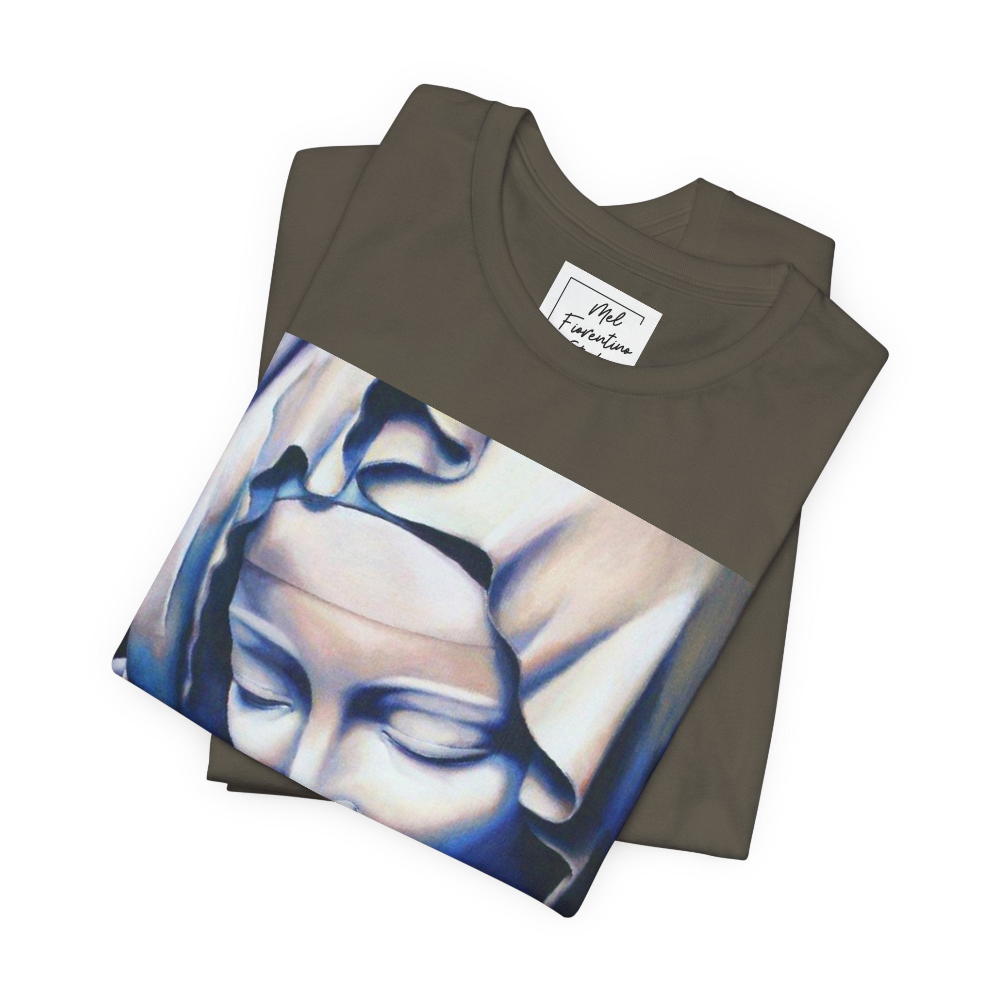 Mother Mary Pieta Michelangelo Unisex Jersey Short Sleeve Tee