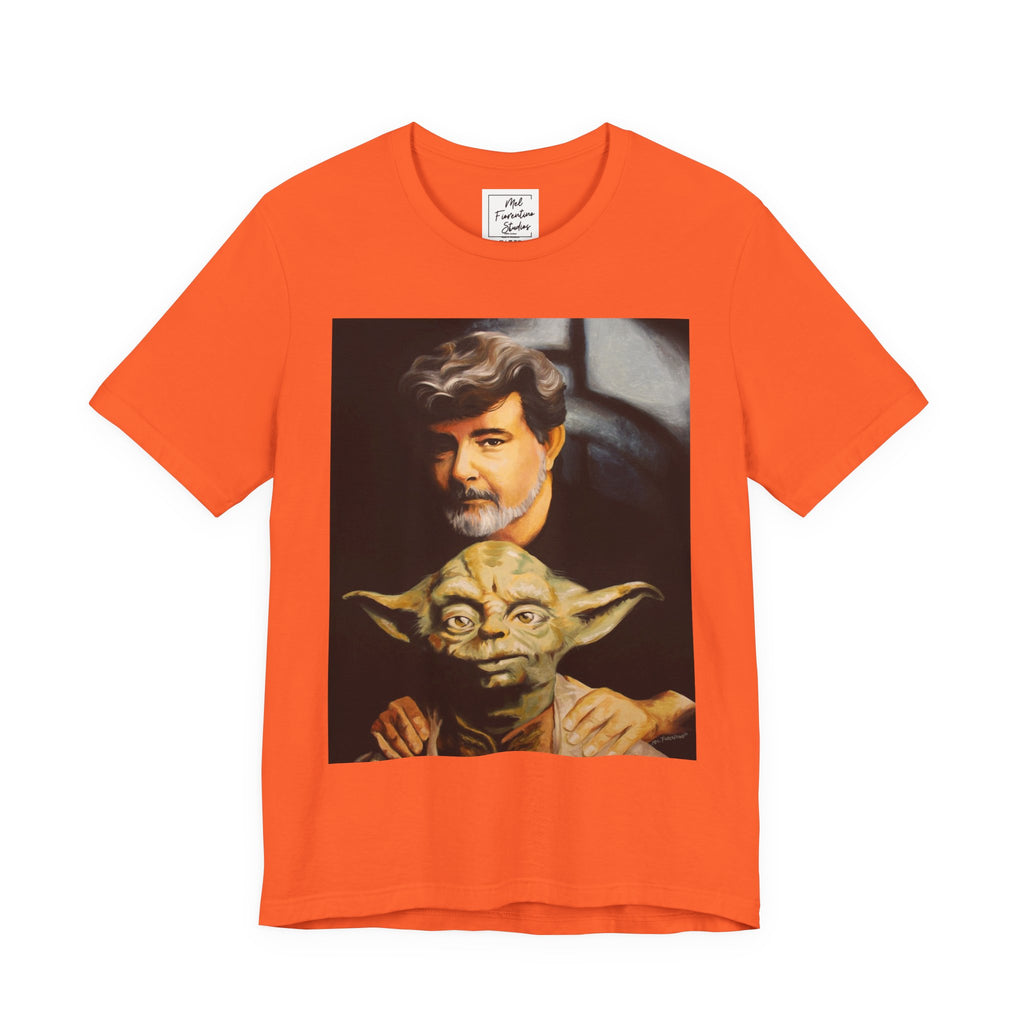 George & Yoda Unisex Jersey Short Sleeve Tee