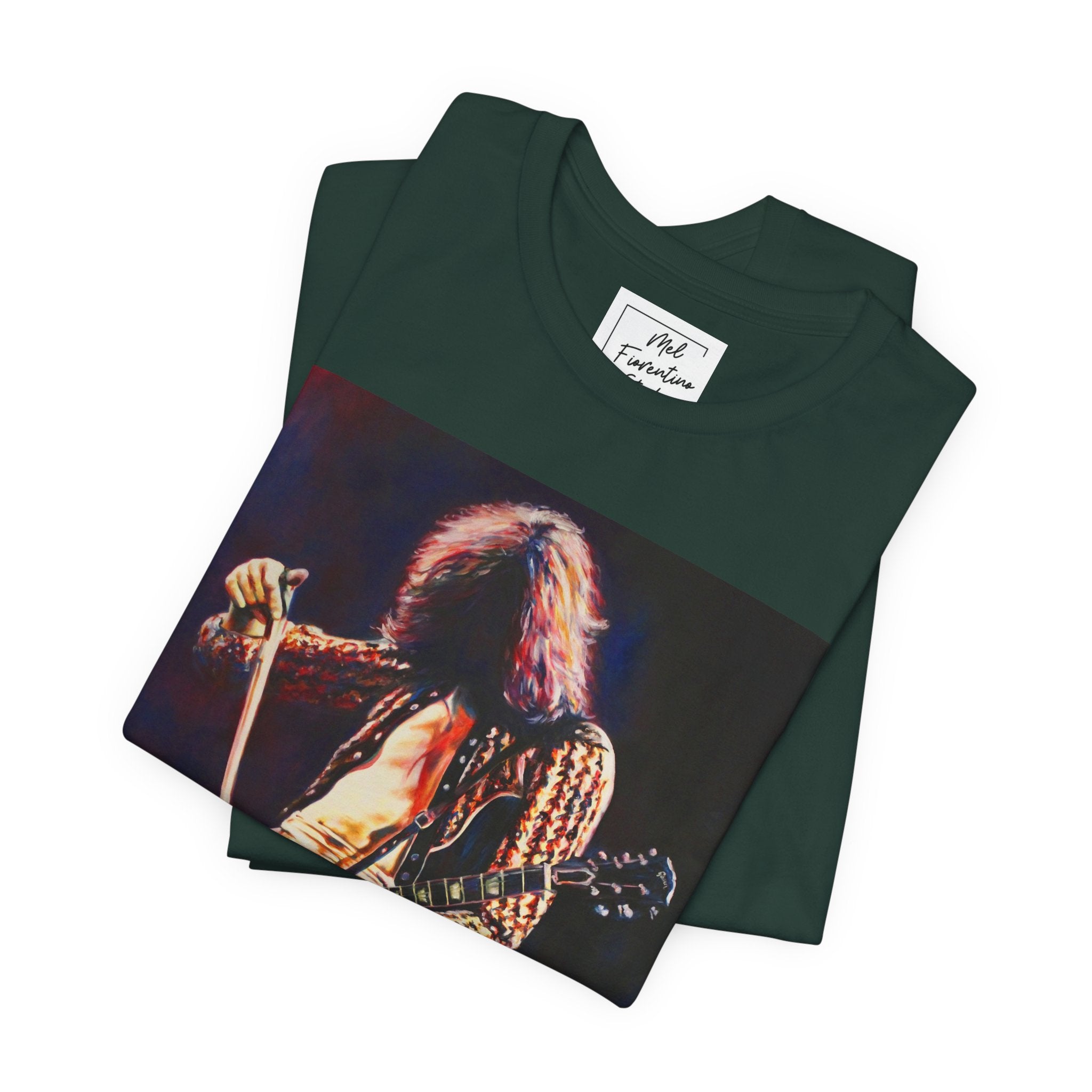 Jimmy Page Led Zeppelin Unisex Jersey Short Sleeve Tee