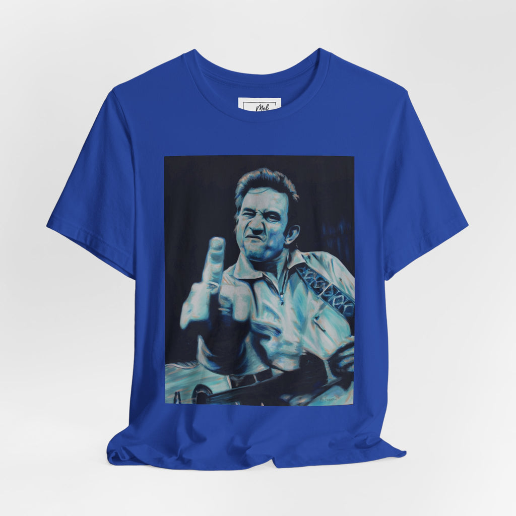 Folsom Prision Blues Johnny Cash Unisex Jersey Short Sleeve Tee