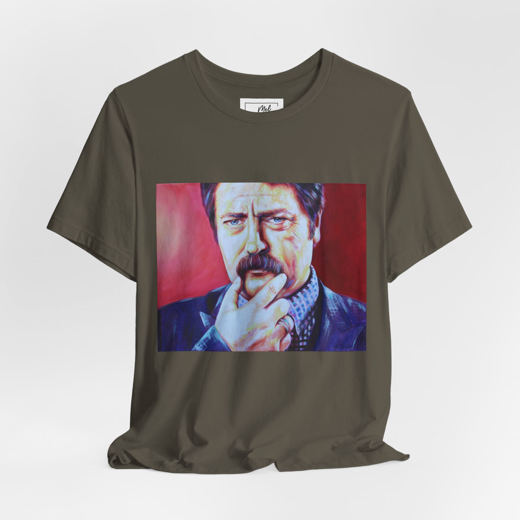 Ron Swanson Unisex Jersey Short Sleeve Tee