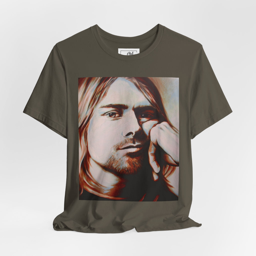 Kurt Cobain Nirvana Unisex Jersey Short Sleeve Tee
