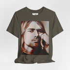 Kurt Cobain Nirvana Unisex Jersey Short Sleeve Tee