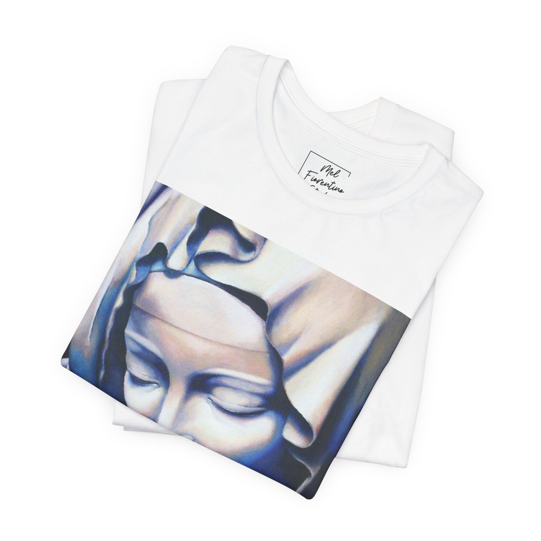 Mother Mary Pieta Michelangelo Unisex Jersey Short Sleeve Tee